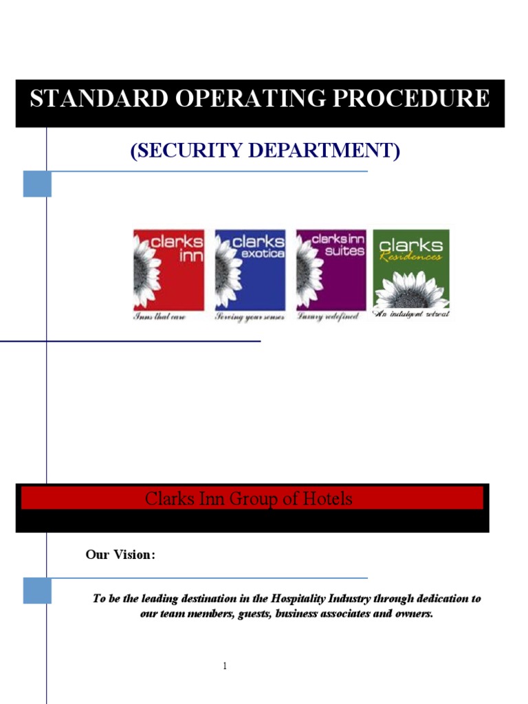 Hotel Security SOP Manual | PDF | Baggage | Books