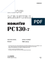 Komatsu PC130-7 Hydraulic Excavator Service Manual (1)