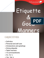 Etiquette & Good Manners