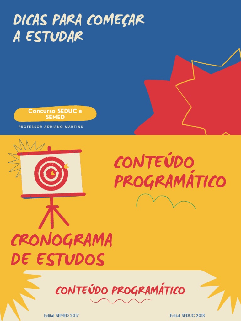Dicas para Estudar para Concursos de Professor | PDF | Bem-estar