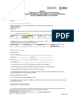 Modelo Formato de Solicitud para Certificacion de Autorreconocimiento