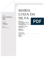 CV - Maria Luiza Da Silva