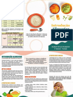 Folder Introdução Alimentar