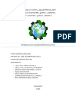 Determinación de compuestos orgánicos