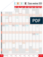 ACCA Exam Wall Planner