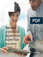 Become a Practical Experience Supervisor PER