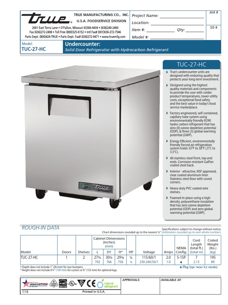 True T23fhc Reachin Freezer Manual informacionpublica.svet.gob.gt