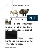 Texto El Asno y El Caballo