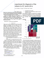 Design of Experiment For Diagnosis of The Temperatures in AC Motor Drive