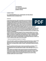 Historia Del Acompañamiento Terapeutico en La Argentina