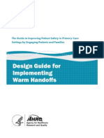 Design Guide For Implementing Warm Handoffs