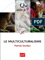 Le Multiculturalisme - Patrick Savidan