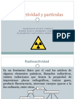 Radioactividad y Particulas
