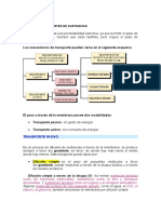 TRABAJO #4. Transportes de Membrana