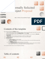 Informally Solicited Project Proposal