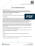 Resolución AFIP