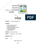 Trabajo Monografico Grupal, EL INFORME PDF