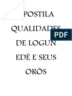 Apostila Qualidades de Logun Edé e Seus Orôs