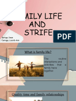 Family Life and Strife