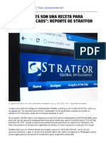 _Las sanciones son una receta para aumentar el caos__ reporte de Stratfor