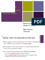 Evolution of Animal Cruelty Law in India: National Judicial Academy (August 17, 2018) Mihir Samson Advocate
