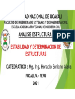 UNIDAD 1 - 3 Estabilidad y Determinacion de Estructuras Parte 1