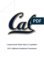 Cal 2011 Congress Rules Legislation