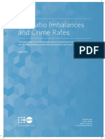 Sex Ratio Imbalances and Crime Rates