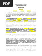 Anexo de Contrato de Trabajo - Confidencialidad - Modelo Marco