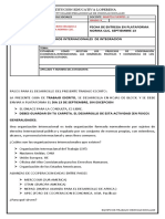 Fecha de Entrega en Plataforma Norma Clic. Septiembre 13 Organismos Internacionales de Integracion