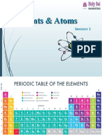 Elements and Atoms Session 3