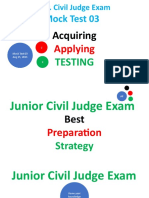 Mock Test 03: AP Jr. Civil Judge Exam