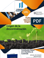 Semana 7. Política Nacional de Descentralización-ANDE
