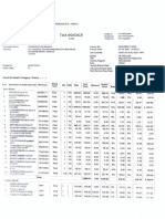 Bike Engine Work Invoice