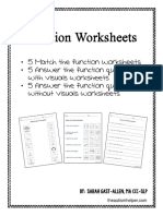 Function Worksheets