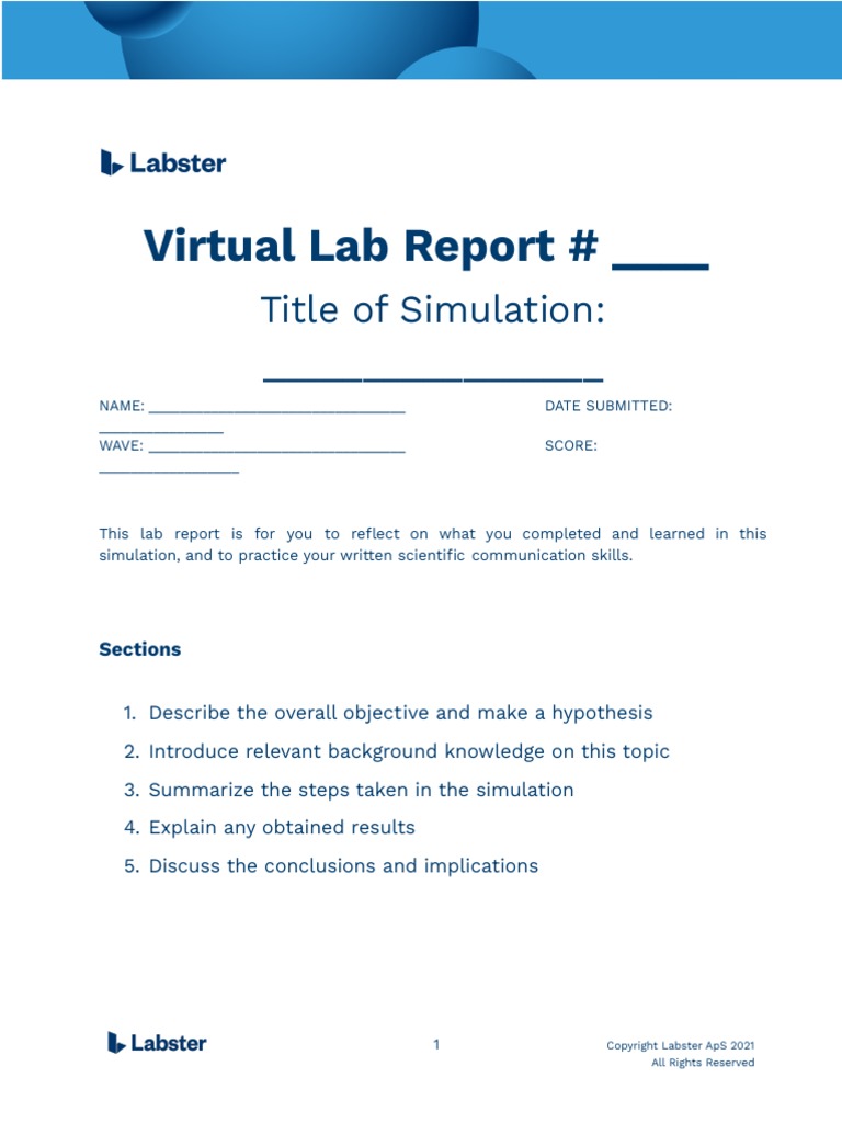 Manusha Katragadda - Lab Report Template | PDF | Simulation ...