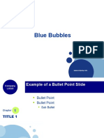 Blue Bubbles: Company Logo