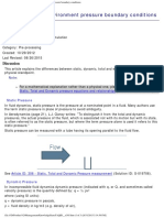 Difference Between Static, Total and Enviroment Pressure