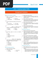 Communication Skills Class 10 Notes | PDF | Communication | Nonverbal ...