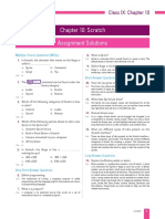 Chapter 10: Scratch Assignment Solutions