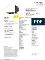 PCV-J120: Sony Vaio PC