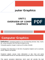 UNIT-1 Overview of Computer Graphics