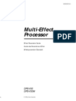 Multi-Effect Processor: DPS-V55 DPS-V55M
