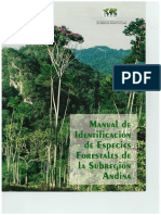 Manual de Identificación Especies Andinas