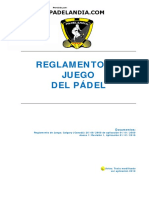 Padel Reglamento de Juego Actualizad