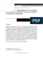 Epistemologia y Metodologia de La Investigacion So