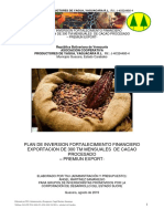 Plan de Inversion - Cacao Export Venezuela