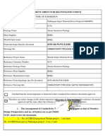 Endorsement Sheet For Drawing/Document: Conductivity Type Level Switch For Drain Pots