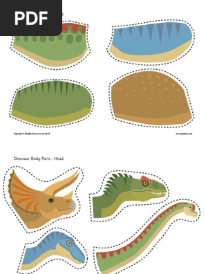 Build-a-Dinosaur Body Parts Printables