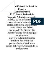 Tribunal Federal de Justicia Fiscal y